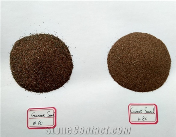 Dark Brown Waterjet Garnet Abrasive Sand Cnc Cut