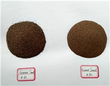 Dark Brown Waterjet Garnet Abrasive Sand Cnc Cut