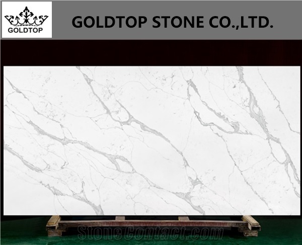 Artificial Stone Calacatta White Quartz Countertop