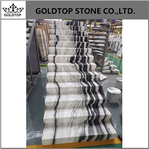 China Panda White Marble For Stair