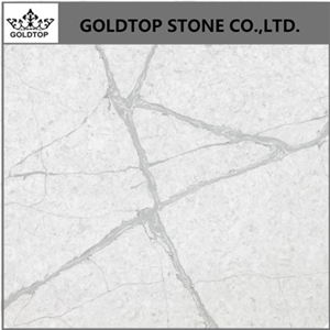 Engineered White Quartz Stone Slabs for Countertop