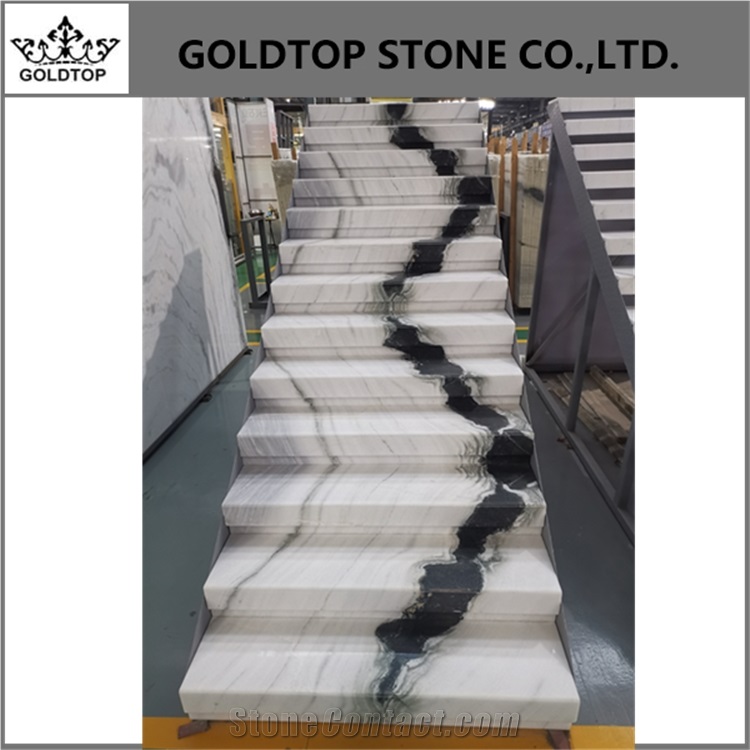 Panda White Marble Steps,Stone Stair,Tables