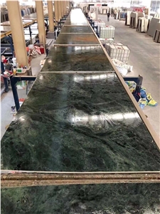 Polished China Green Marble Flooring Wall Tile