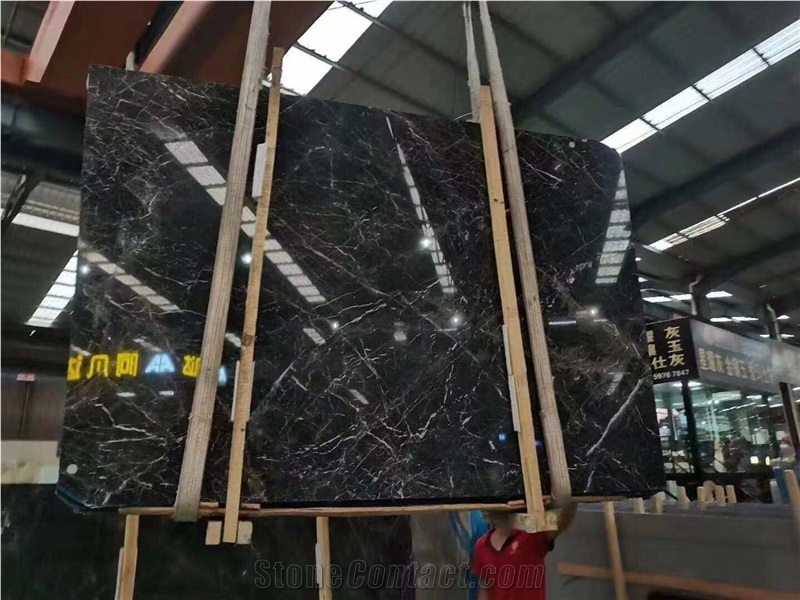 Polished Polished Hermes Black Paving Cladding Tile