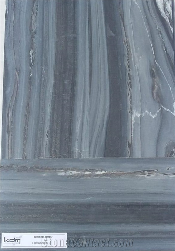 Smoke Grey Wooden Vein Quartzite Slabs