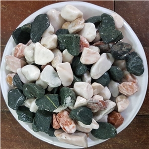Natural Mixed Pebble Decoration Landscaping Stone