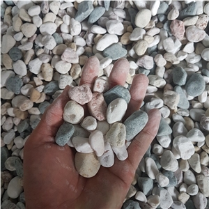 Natural Mixed Pebble Decoration Landscaping Stone