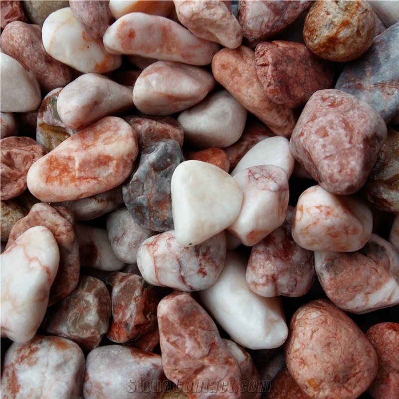 Natural Pink Pebble Stone