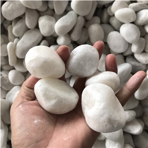 Pink Tumbled Pebble Stone for Landscaping Stone