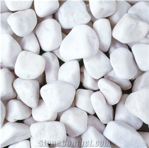 River Natural White Washed Decorative Pebble Stone