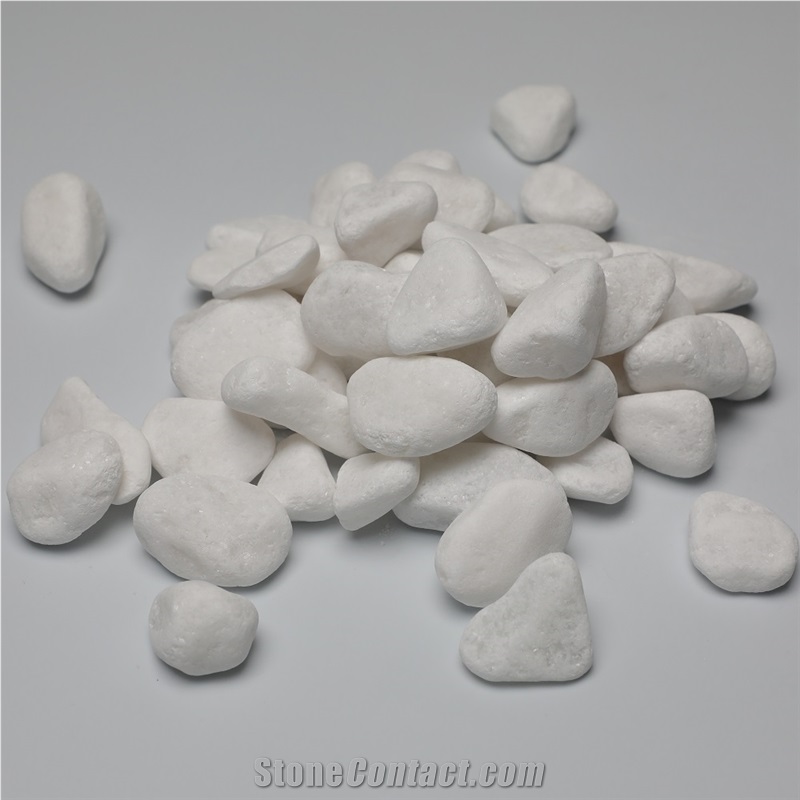 Sparkle White Pebble Stone for Landscaping Stone