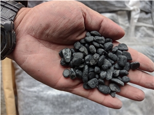Tumbled Black Pebble Stone from Vietnam Shc Group