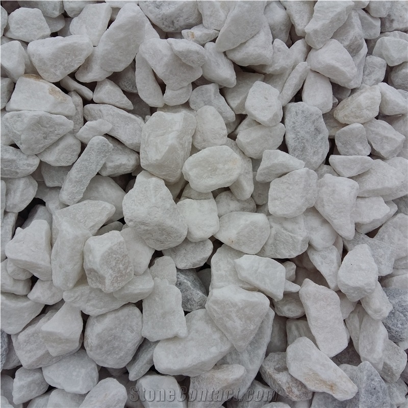 White Color Aggregate for Paving Drive Way