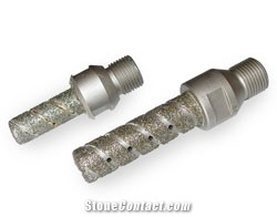 Cnc Machine Electroplated Finger Bits and Core Drills