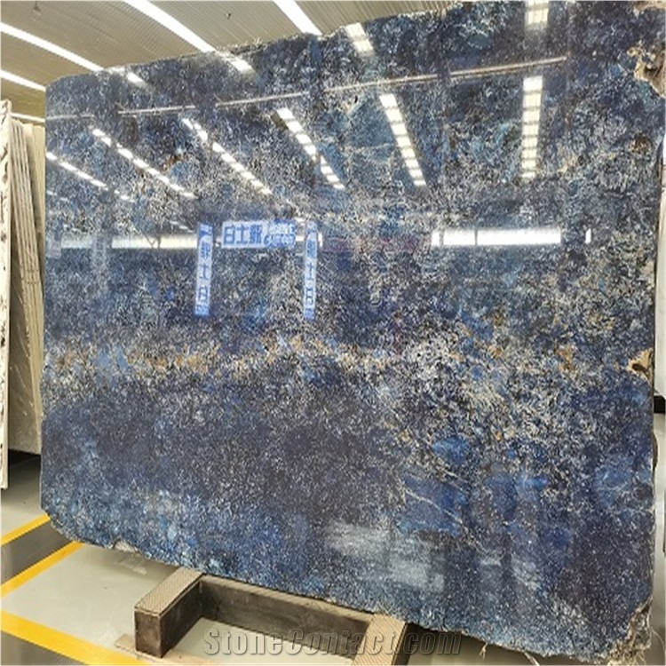 Low Price Dyed Dark Blue Bahia Granite Countertops