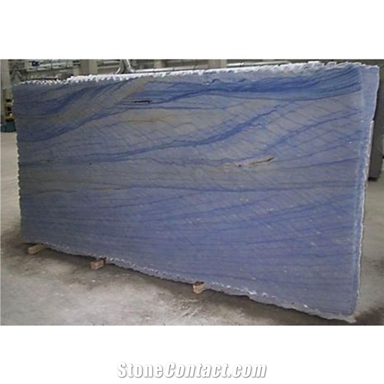 Brazilian Azul Macaubas Blue Quartzite Stone Slab Tile