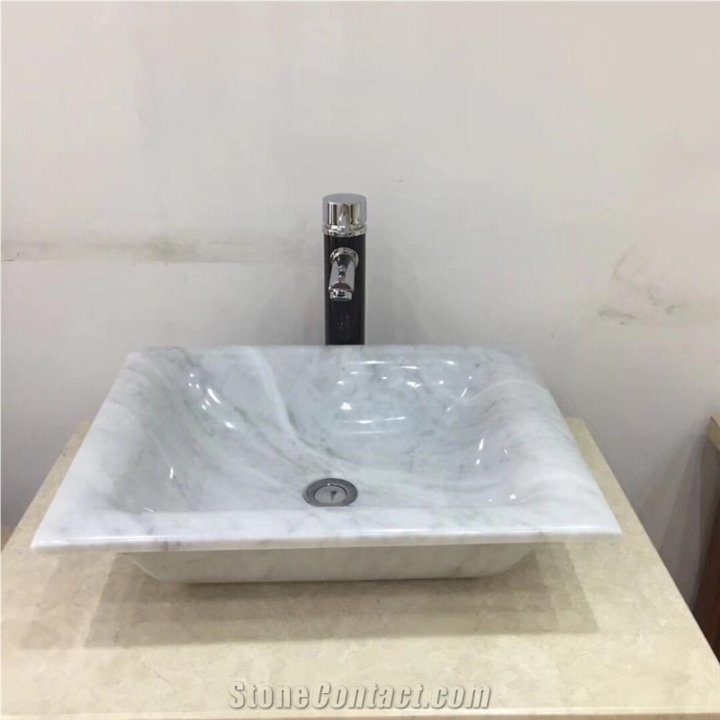Marble Bathroom Kitchen Trough Sink