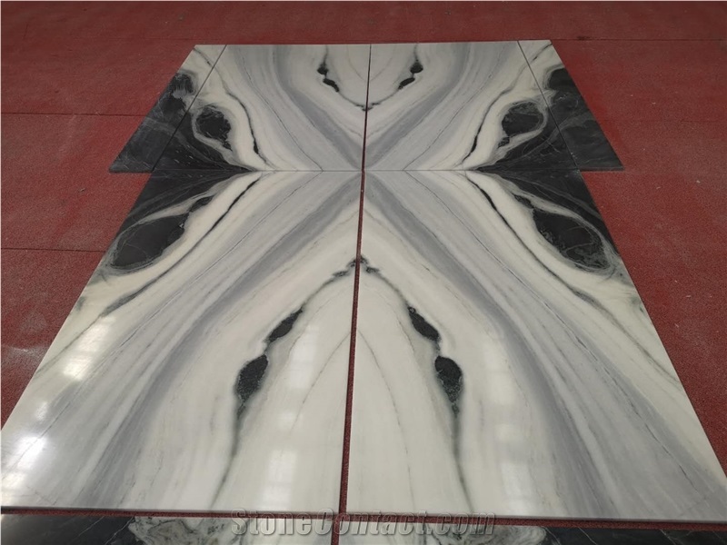 Panda White Marble for Stone Table Tops Countertop