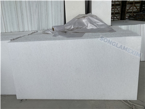 White Crystal Marble Second Quality Polished Tiles