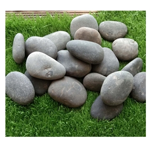 Washed Raw River Pebble Stone Grey Color
