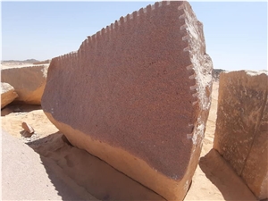 Red Fersan Granite Block, Egypt Red Granite