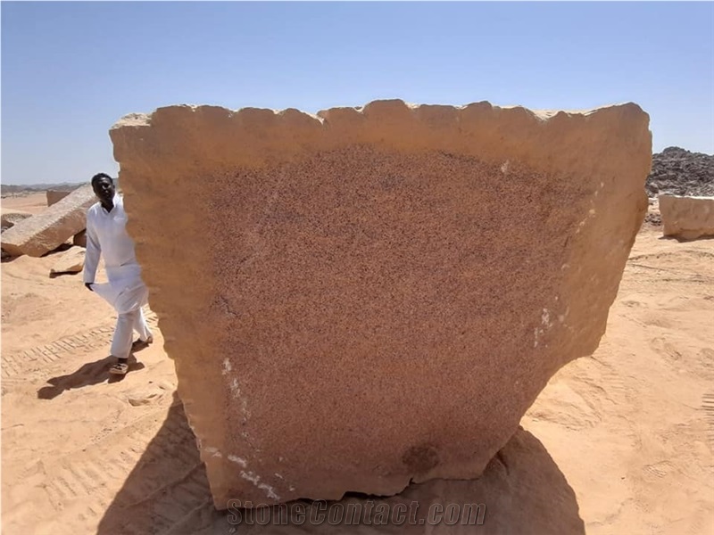 Red Fersan Granite Block, Egypt Red Granite