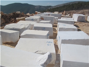 Mugla White Marble Block, Turkey White Marble