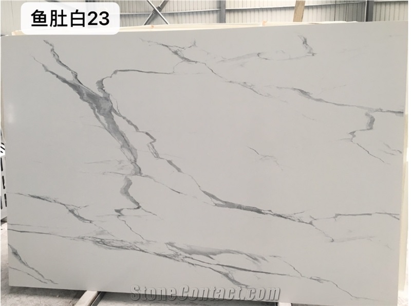 High Quality Calacatta Gold  Artificial Marble Slabs Wall