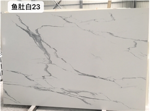High Quality Calacatta Gold  Artificial Marble Slabs Wall