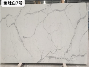 Calacatta Gold White Artificial Marble Stone Slabs