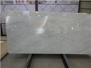 Carrara White Marble Polished Slabs