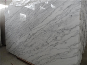 China Bianco Carrara/Guangxi White Marble Polished Slabs