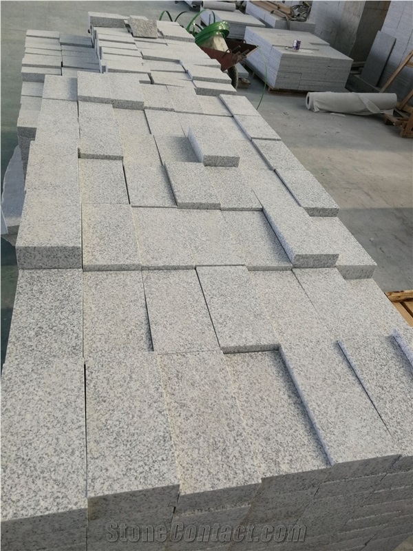 China Bianco Crystal Grey Granite Paver Stone