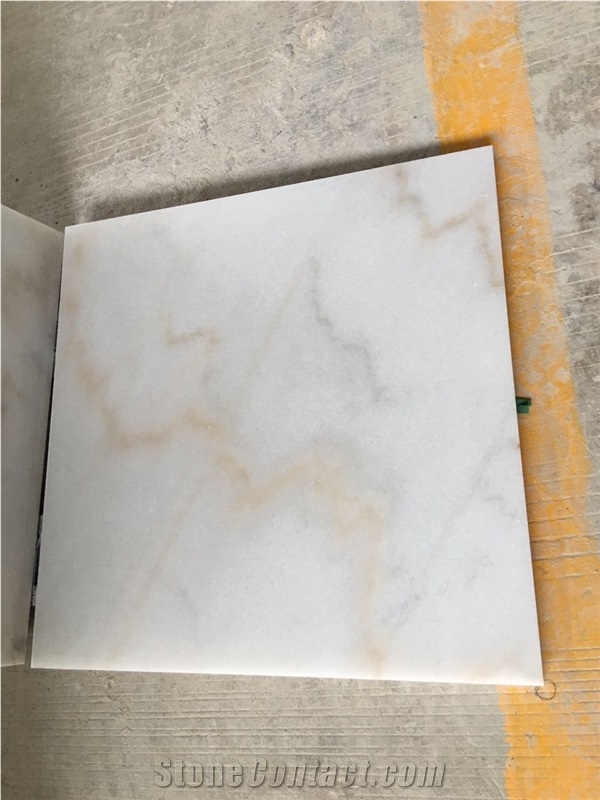 China Carrara Guangxi White Marble Polished Slabs