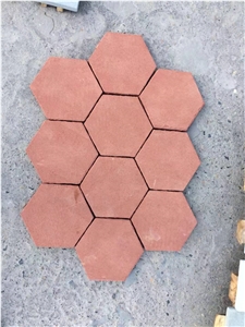 China Red Sandstone Installation Slabs/Tiles