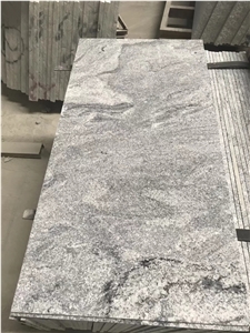 China Viscont White / Landscape Grey Granite Flamed Slabs