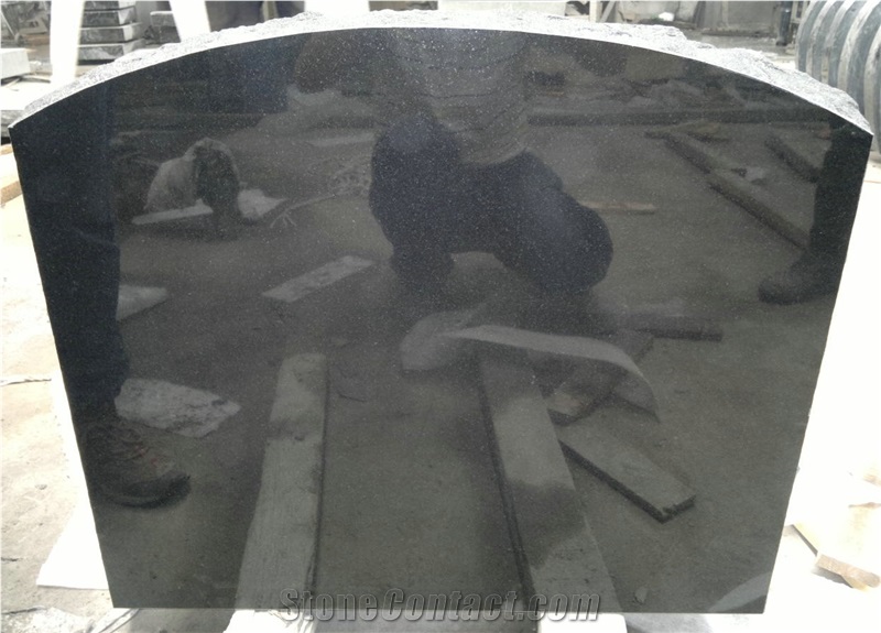 Customized Tombstone Shanxi Black Granite