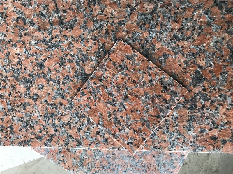 G562 Maple Red Granite 61x30.5x1cm Tiles