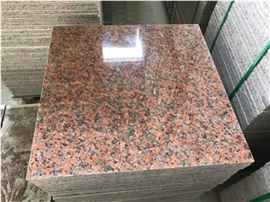 G562 Maple Red Granite Polished Flooring Tiles