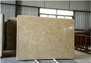 Gold Ivory Artificial Marble Slabs