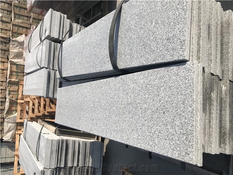 New G603 China Grey Granite Honed Stair&Steps
