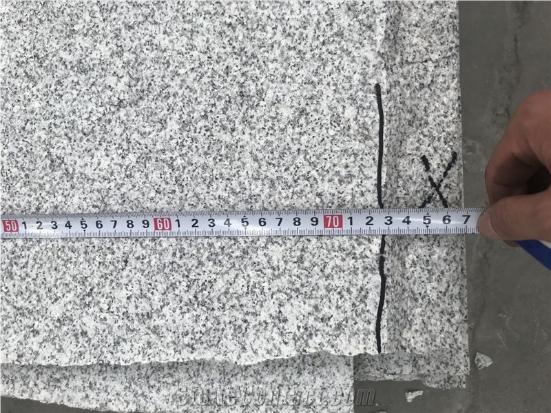 New G603 Grey Granite Flamed Small Slabs
