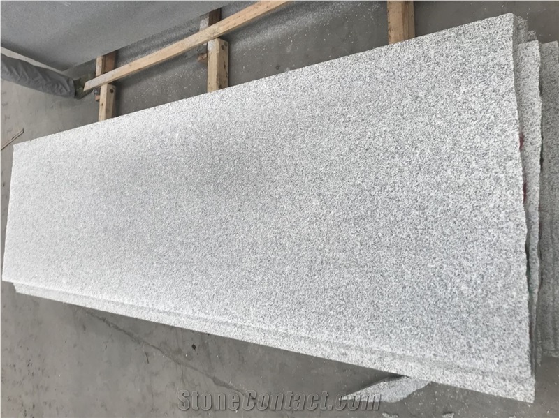 New G603 Slab Flamed Grey Slab, China Grey Granite