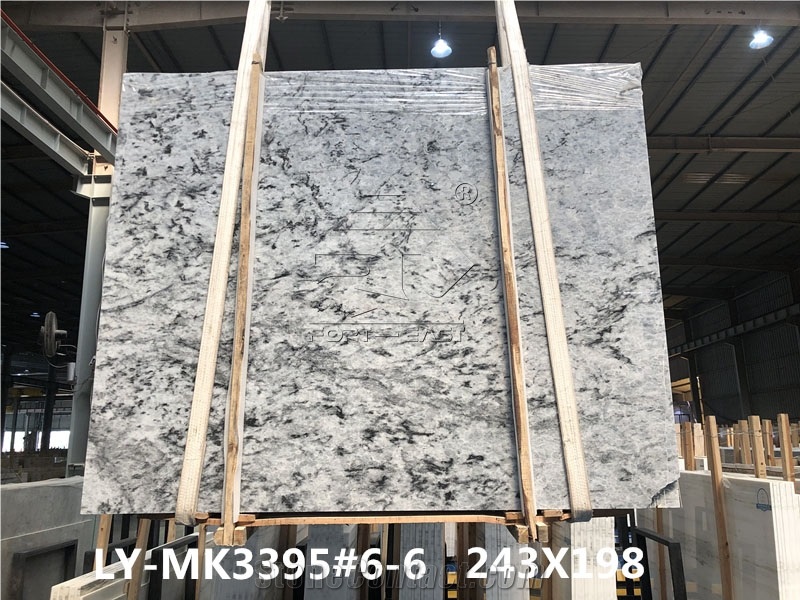 Popular Ice Grey Marble with Flower Slabs&Tiles