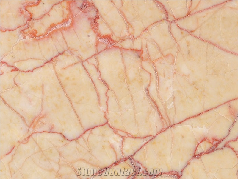 Red Cream Marble Slabs