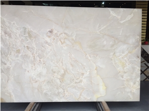Tf Snow White Onyx Stone Slabs