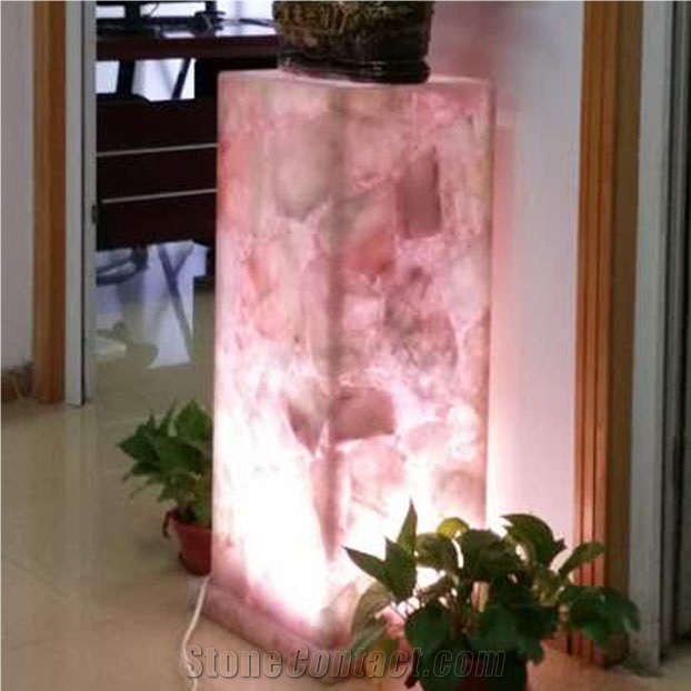 Decorative Luxury Translucent Gemstone Light Box