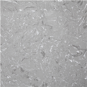 Grey White Veins Man-Mand Marble Slab Tiles