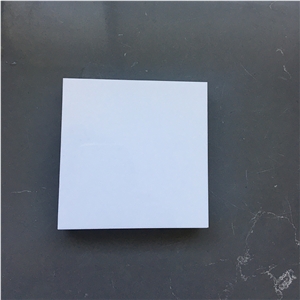 Super White Artificial Marble Slab Tiles