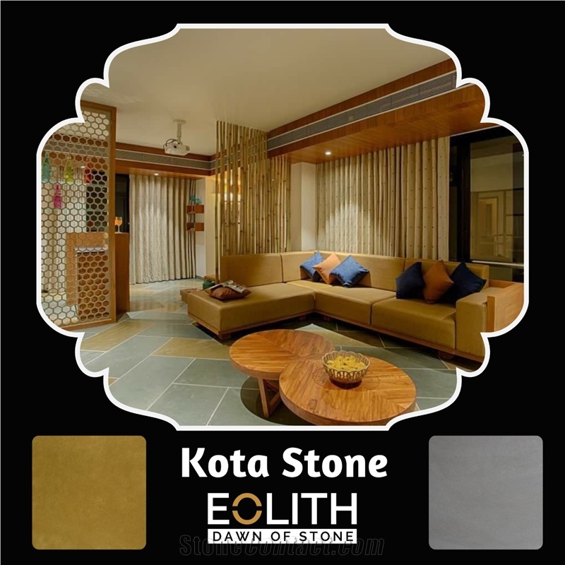 Multi-Color Designed Interior Kota-Stone